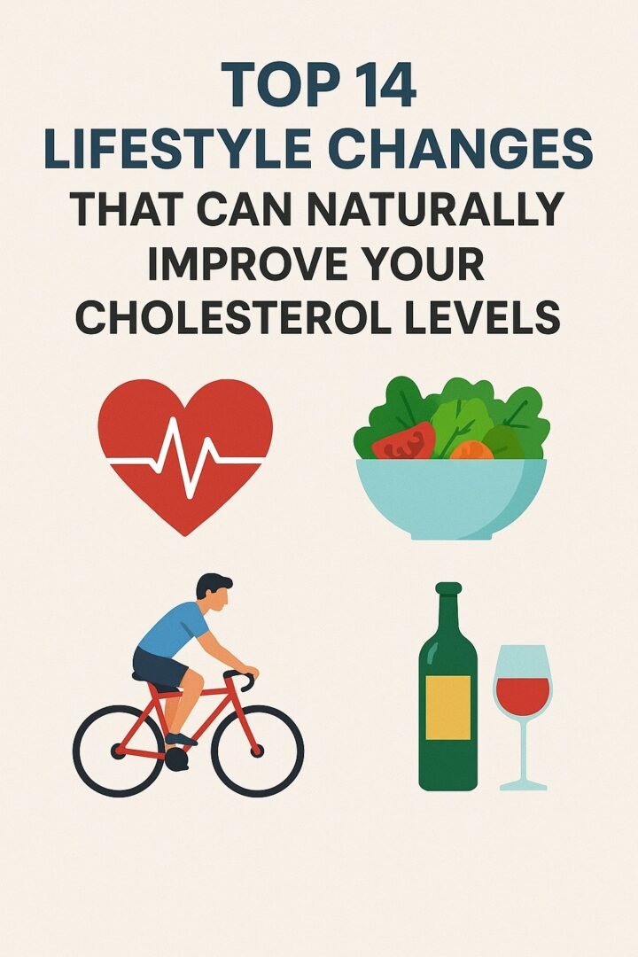 Cholesterol Levels : Top 14 Lifestyle Changes That Can Naturally Improve Your Cholesterol Levels