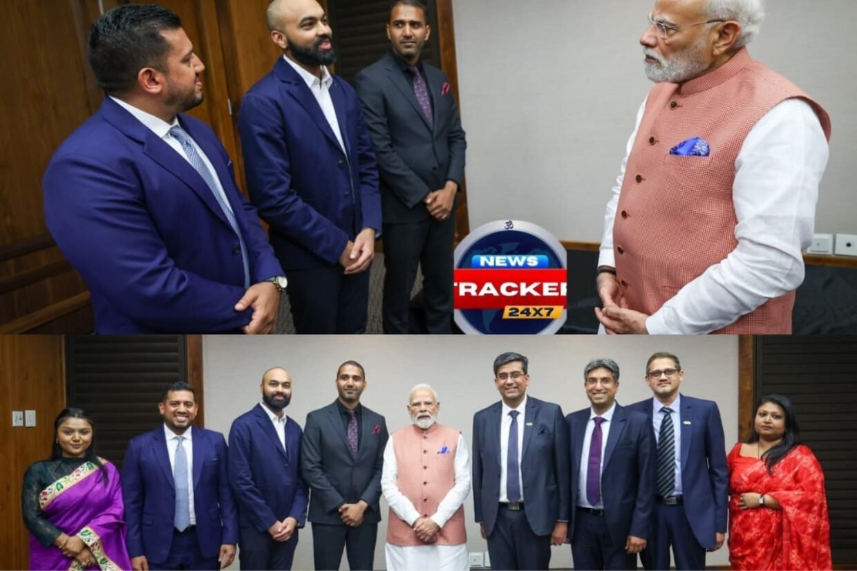 Best Prime Minister Narendra Modi meets tech entrepreneurs from India in Johannesburg