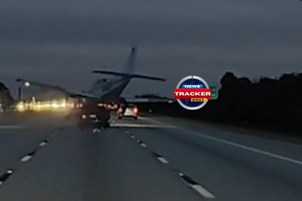 Florida plane crash : Jaw-dropping footage displays the moment little aircraft crashed on a car in the United States