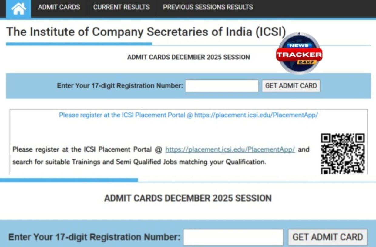 ICSI Admit Card December 2025 is now Out for direct download at this link. Exam on December 22