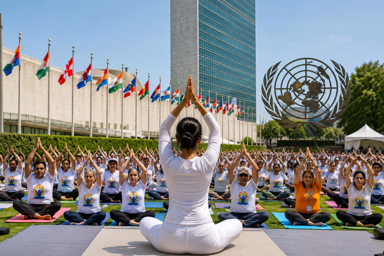 India Leads International Yoga Day Celebration at United Nations