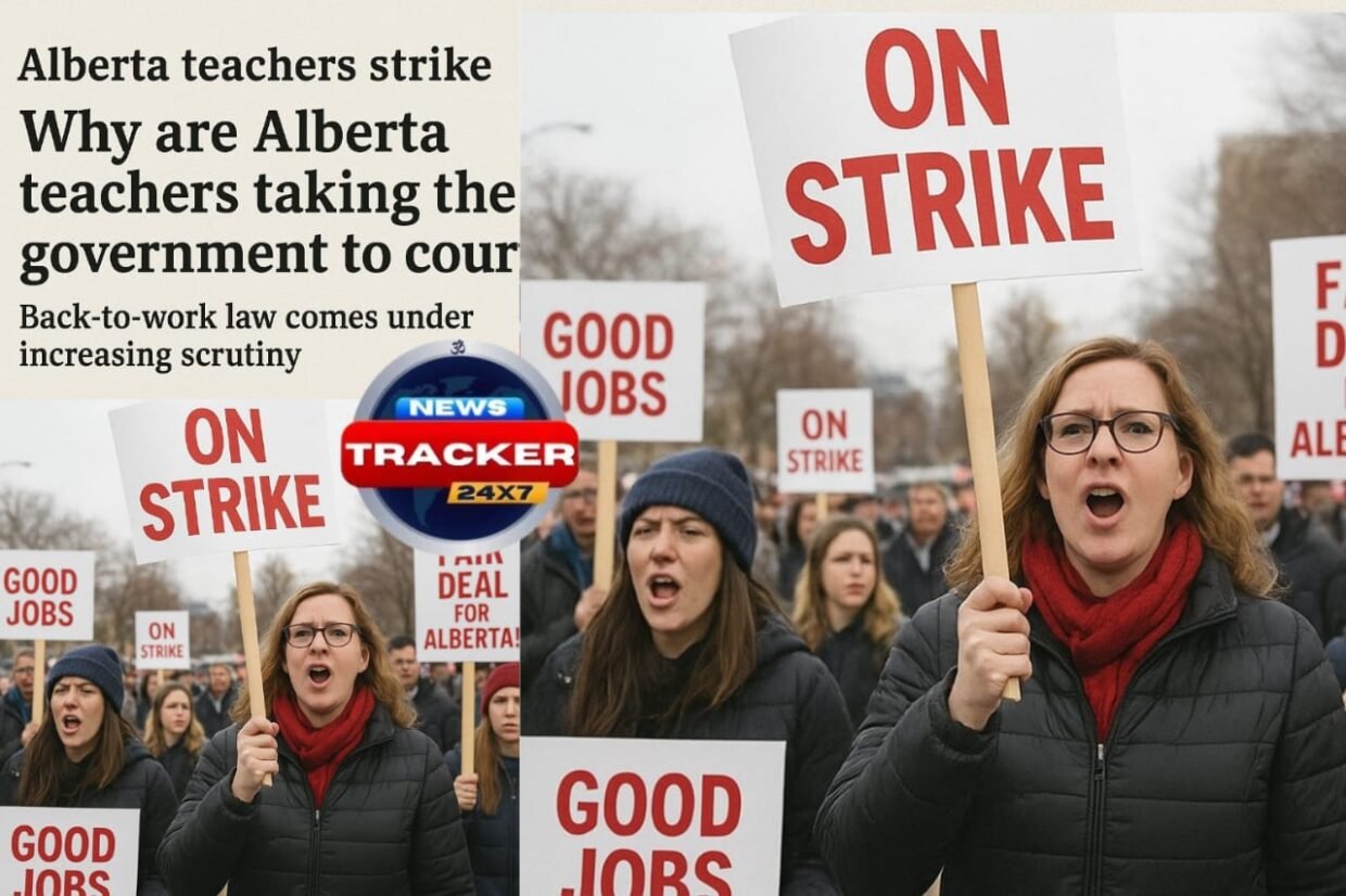 Alberta teachers strike : Why are Alberta teachers taking the government to court? Back-to-work law comes under increasing scrutiny.