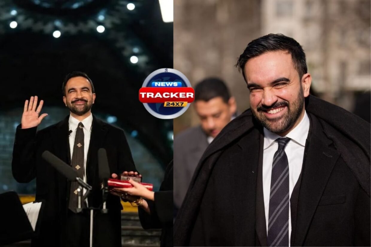 Indian-Born Zohran Mamdani is sworn in as the first Muslim mayor of New York.