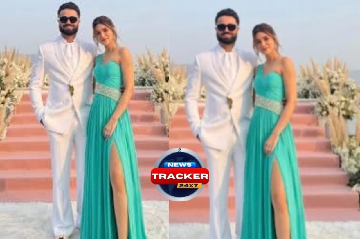 Kriti Sanon Poses With Rumoured Boyfriend Kabir Bahia at Sister Nupur’s Wedding