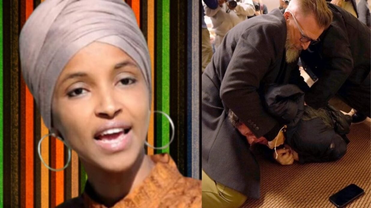 Ilhan Omar Event Disrupted in Minnesota After Man Sprays Liquid