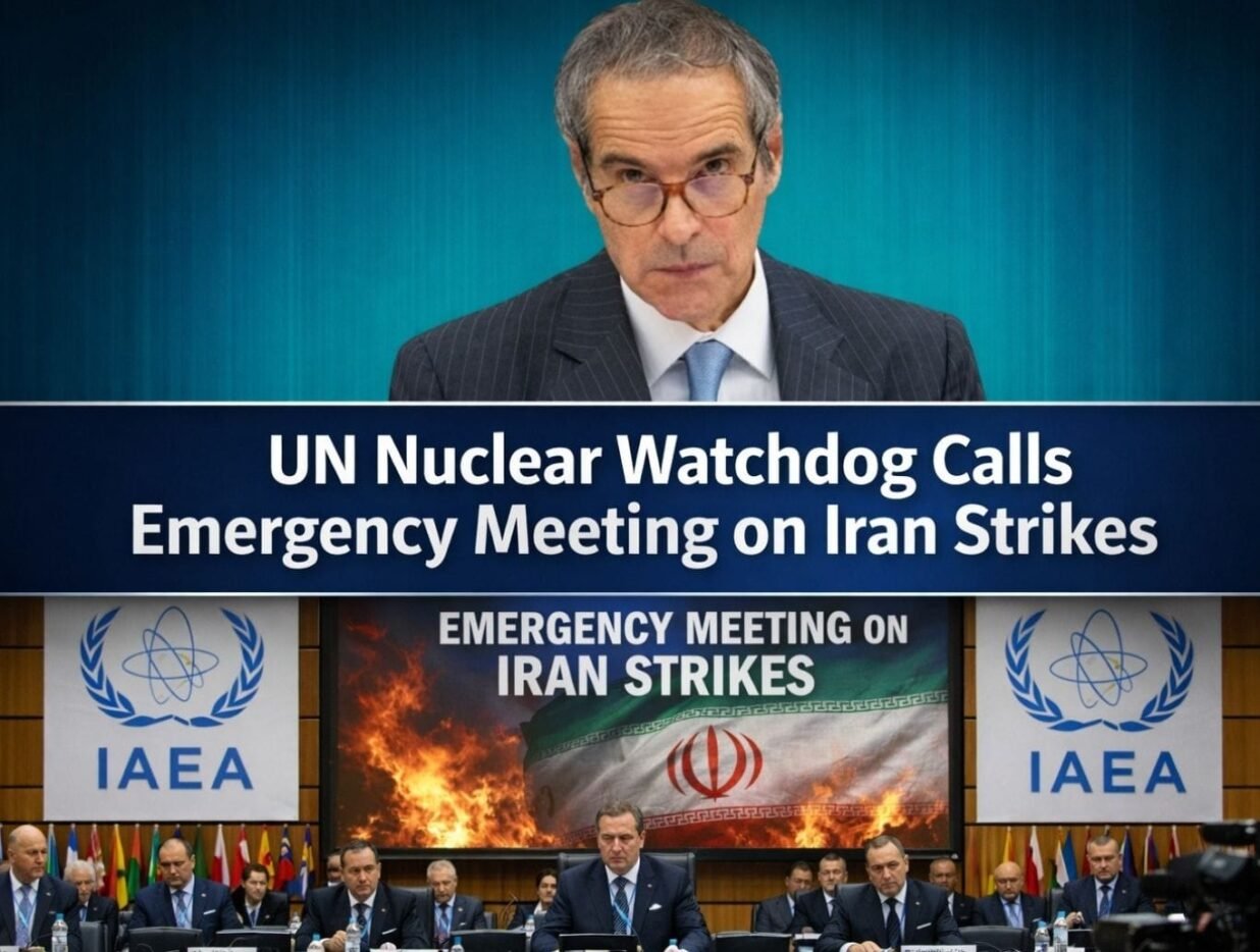 UN Nuclear Watchdog to Hold Emergency Session Monday on Iran Strikes