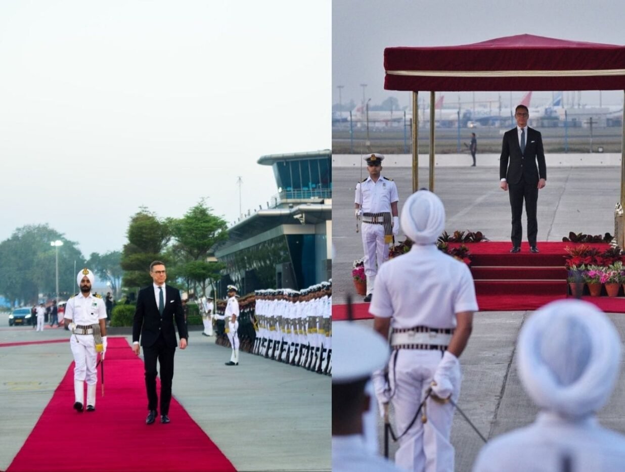 Finnish President Alexander Stubb reaches New Delhi, to attend Raisina Dialogue 2026 as Chief Guest