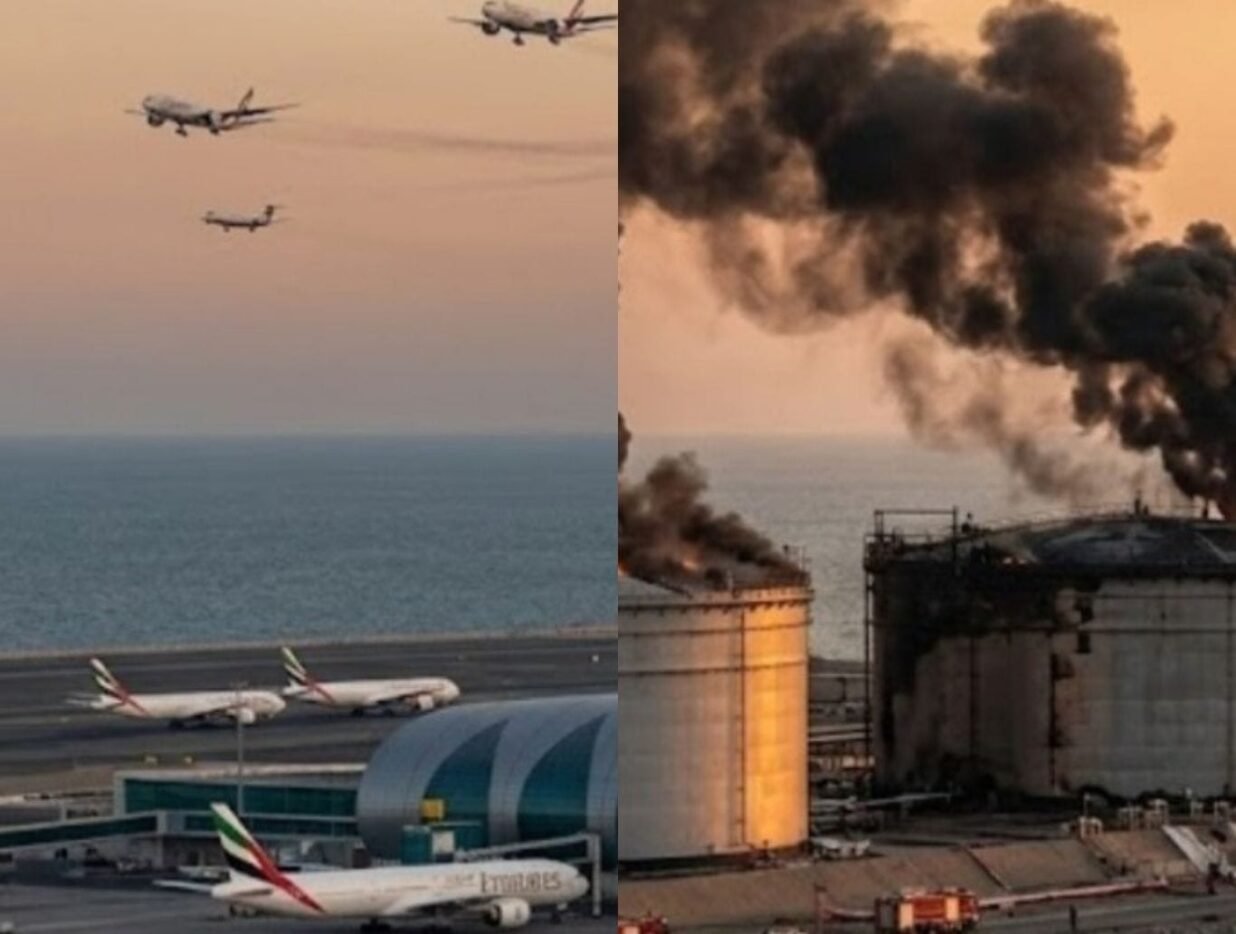 Dubai : Fire Erupts in Umm Al Quwain Building After Drone Strike