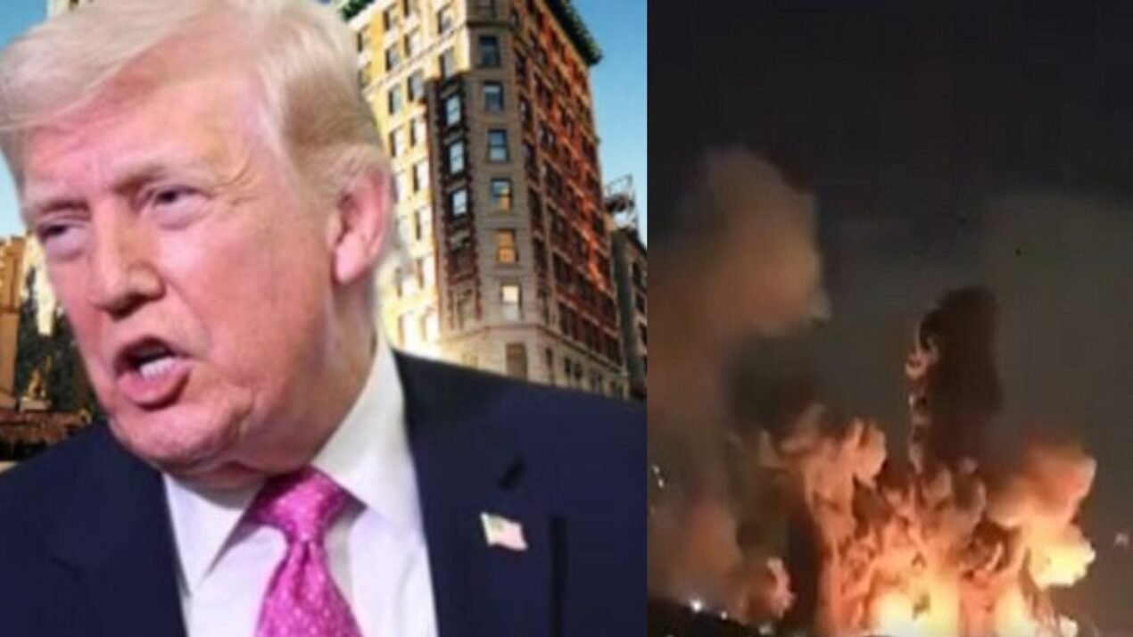 Trump Explosion Video : Trump Shares Explosion Clip Without Any Details
