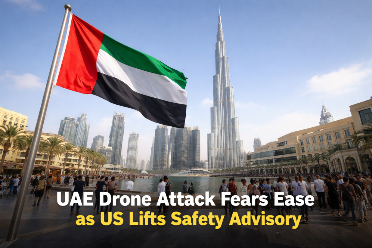 UAE Drone Attack Fears Ease as US Lifts Safety Advisory