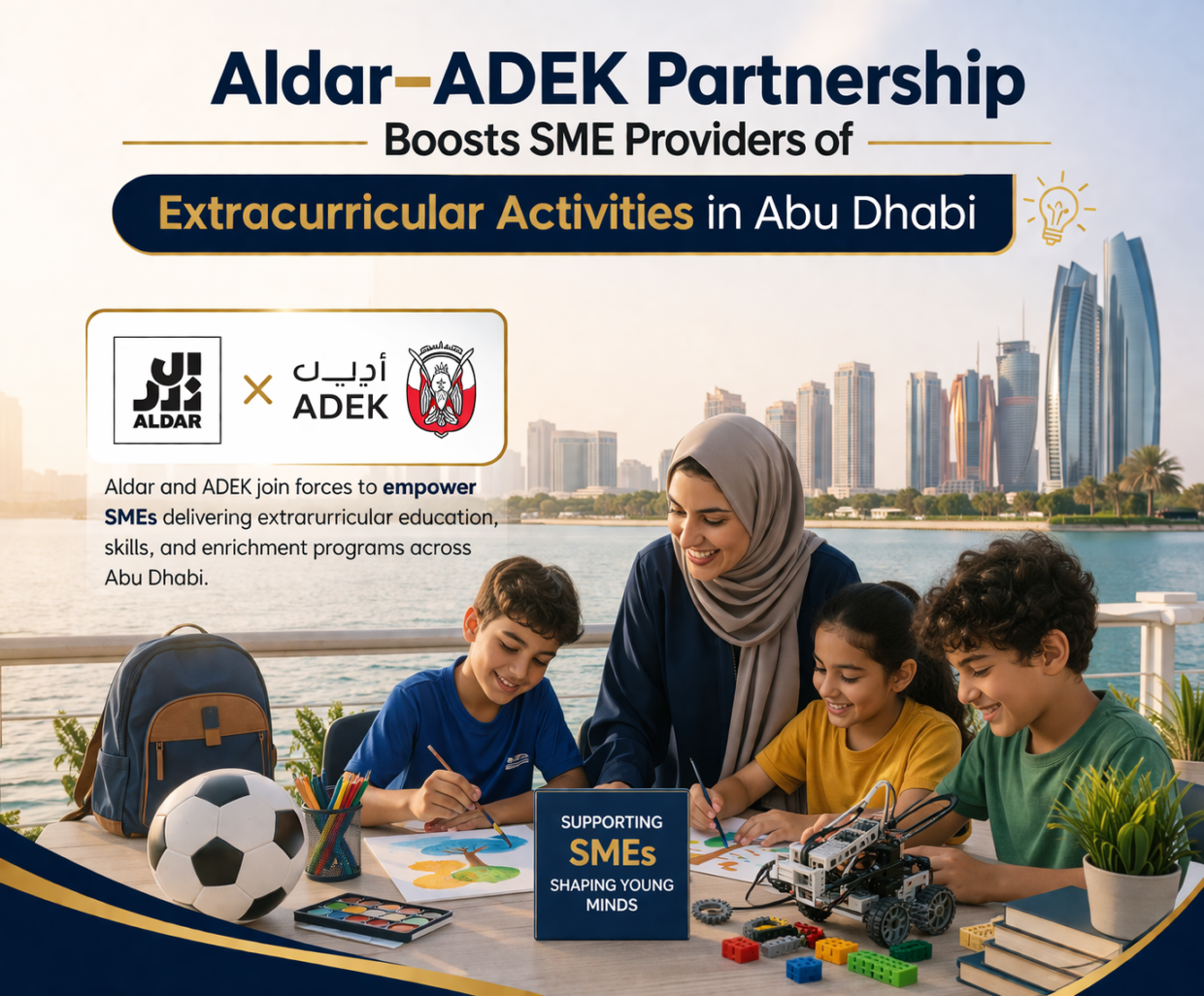Aldar–ADEK Partnership Boosts SME Providers of Extracurricular Activities in Abu Dhabi