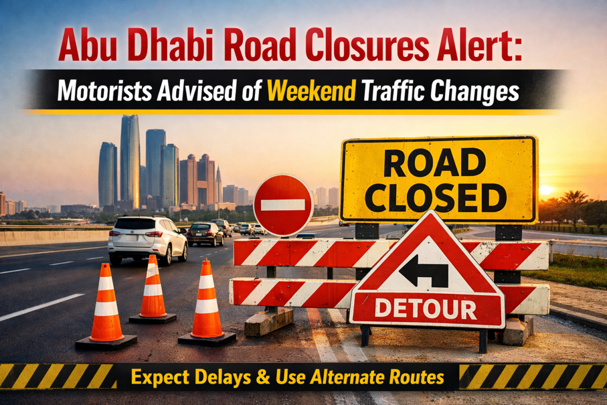 Abu Dhabi Road Closures Alert: Motorists Advised of Weekend Traffic Changes