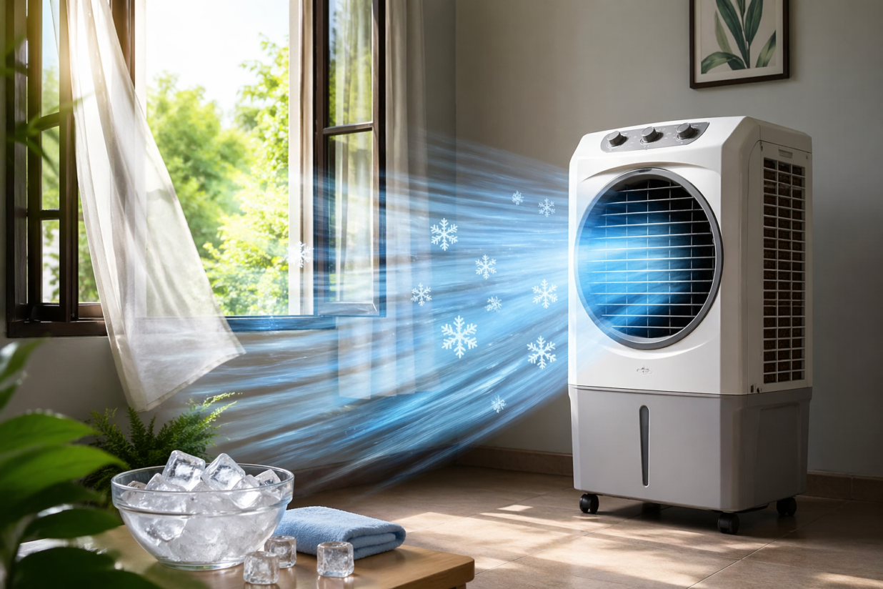 Cooler Cooling Trick : Even an inexpensive cooler can deliver AC-like cool air! Simple trick to beat heat and humidity