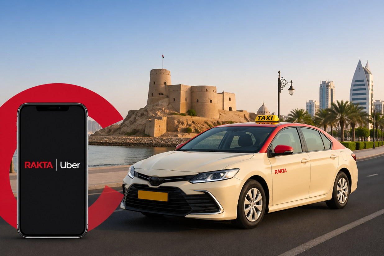 RAKTA Uber Introduce New Smart Taxi Booking System in Ras Al Khaimah