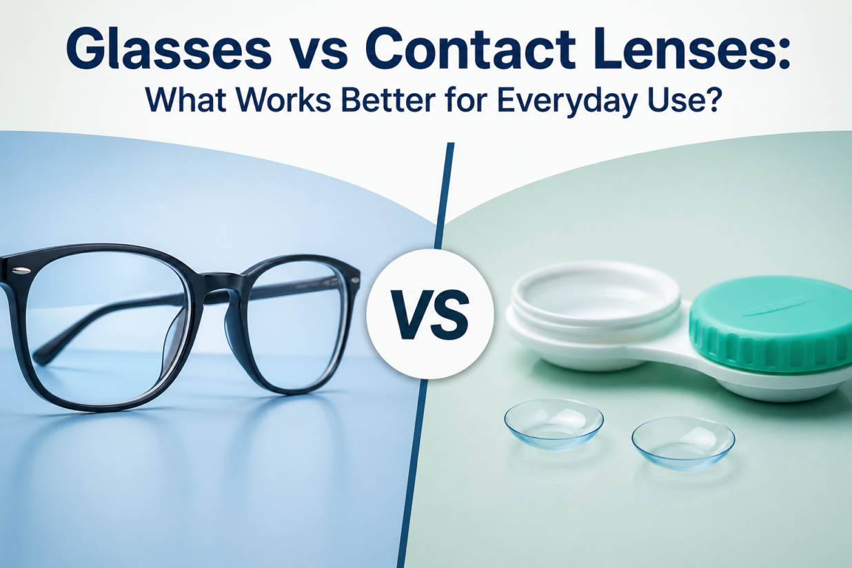 Glasses vs Contact Lenses: What Works Better for Everyday Use?
