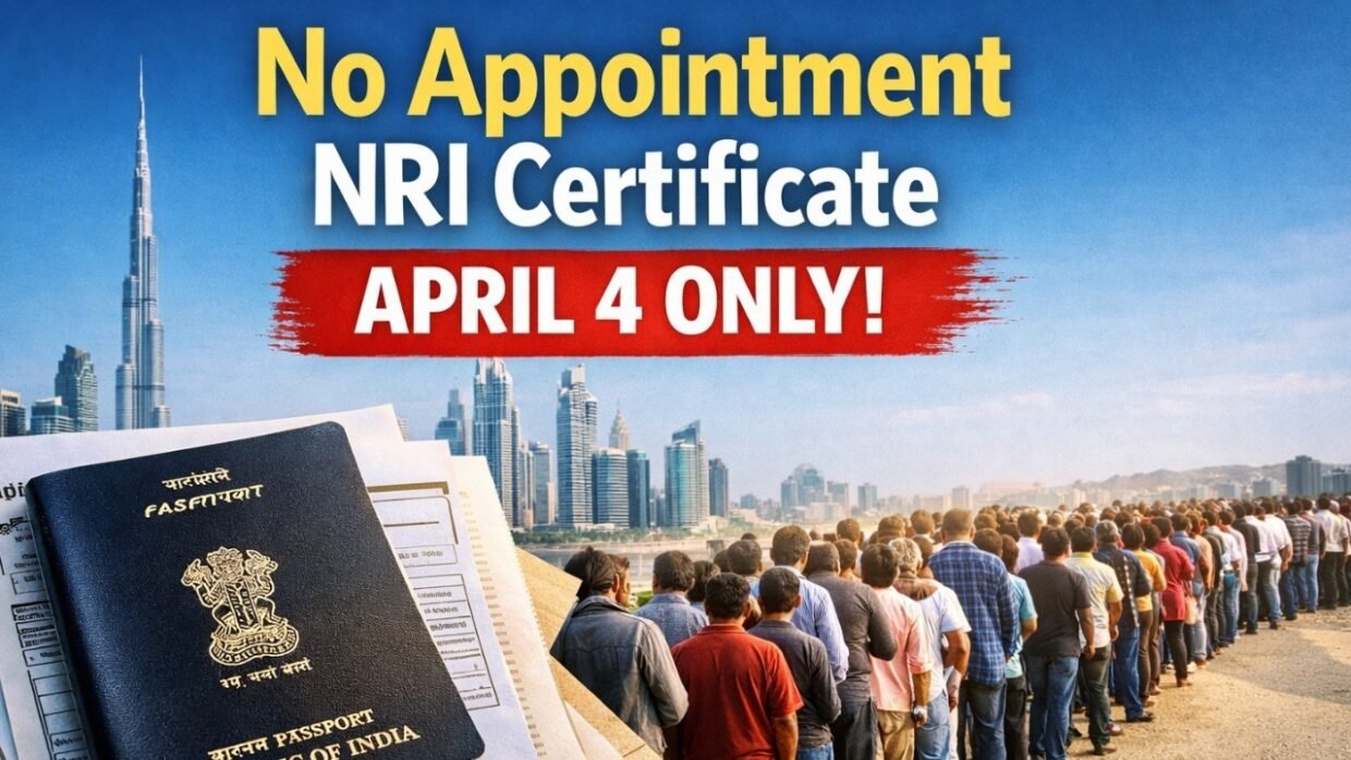 UAE NRI Certificate Update: Indians in UAE Get New Option Without Appointment on April 4