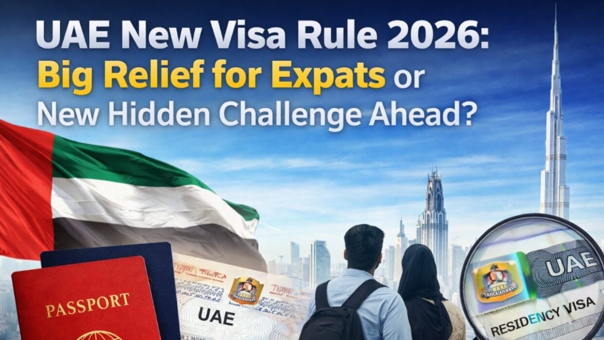 UAE New Visa Rule 2026: Big Relief for Expats or New Hidden Challenge Ahead?