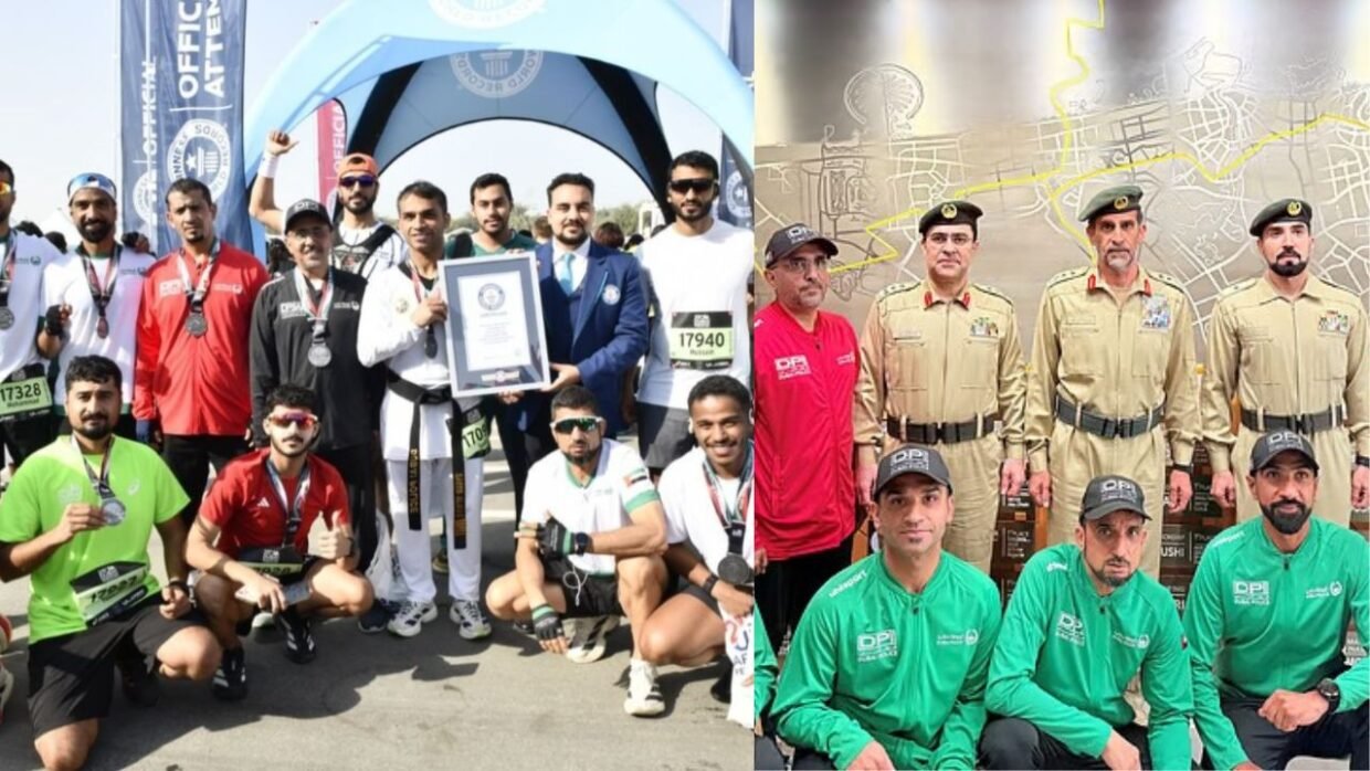 Dubai Marathon 2026: Dubai Police Achieve Double Guinness World Record Feat