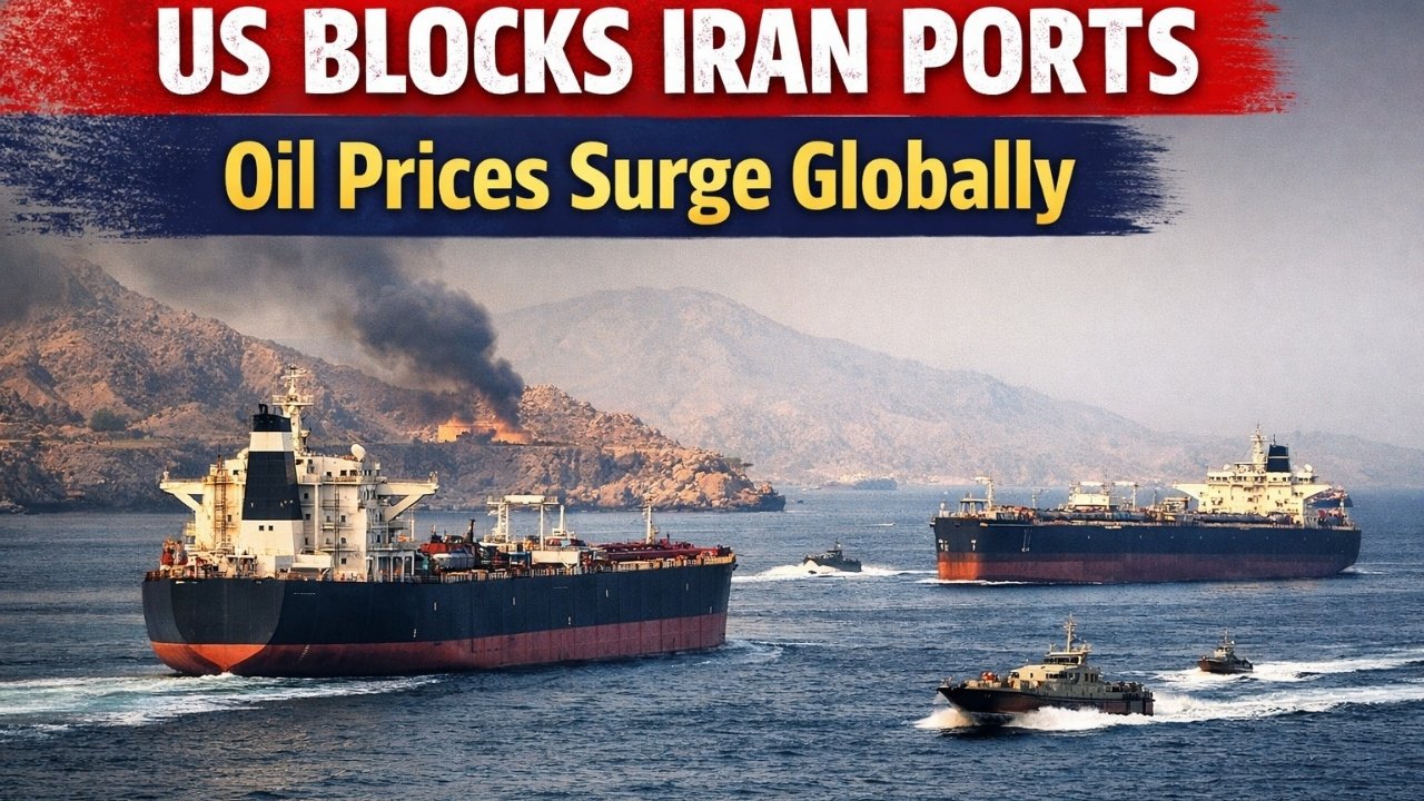 US Blockade Iran Ports: Oil Markets Surge After Iran Port Blockade