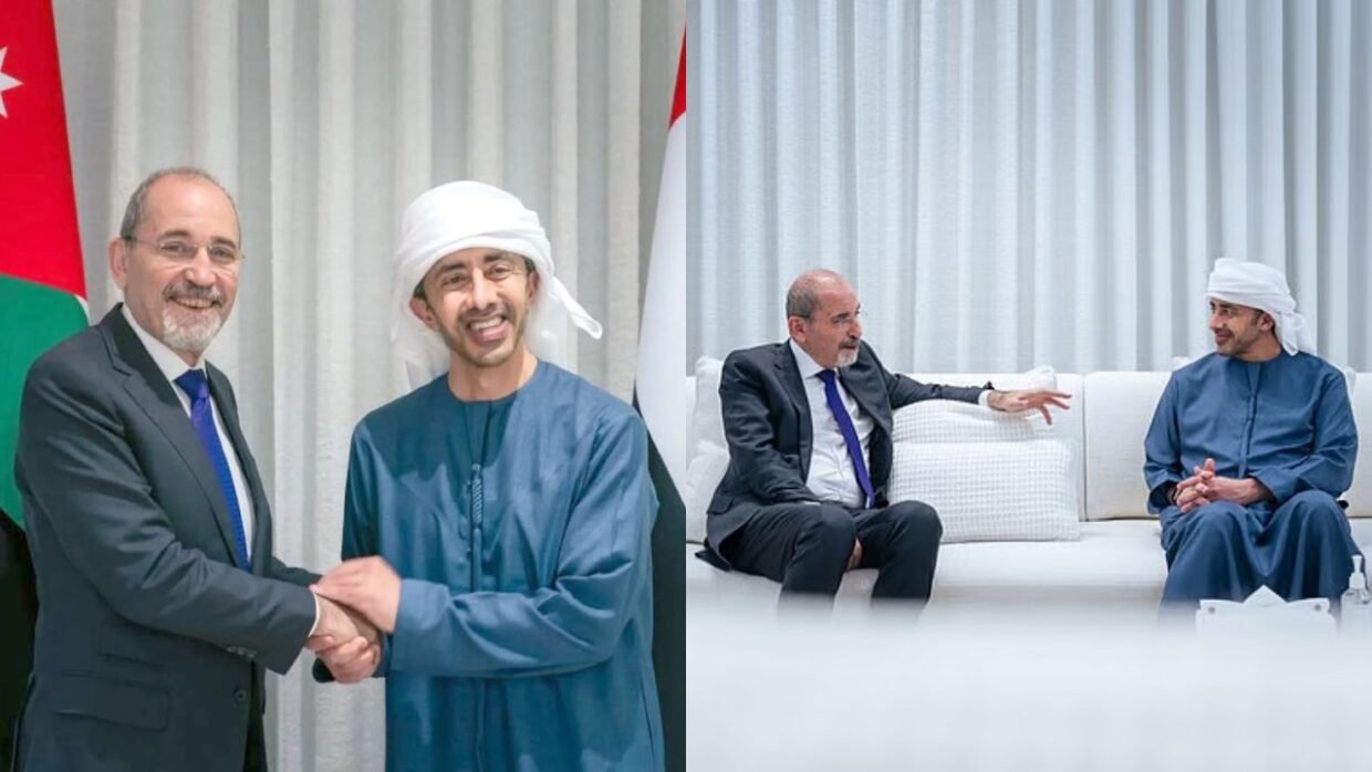 UAE Jordan relations in focus as Abdullah bin Zayed meets Ayman Safadi