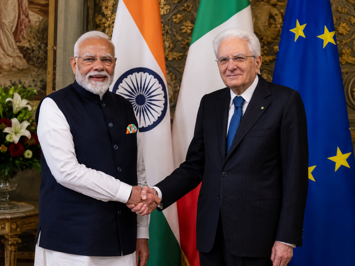 PM Modi Meets Italian President, Discusses Stronger India-Italy Cooperation