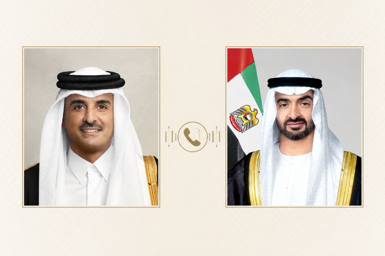 UAE President Receives Diplomatic Call From Qatar Emir