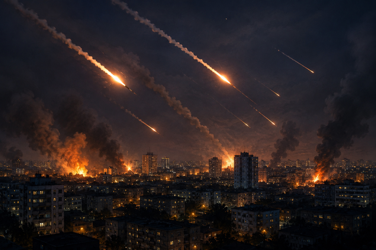 Ukraine Russia War Escalates as Kyiv Faces Massive Missile and Drone Strike