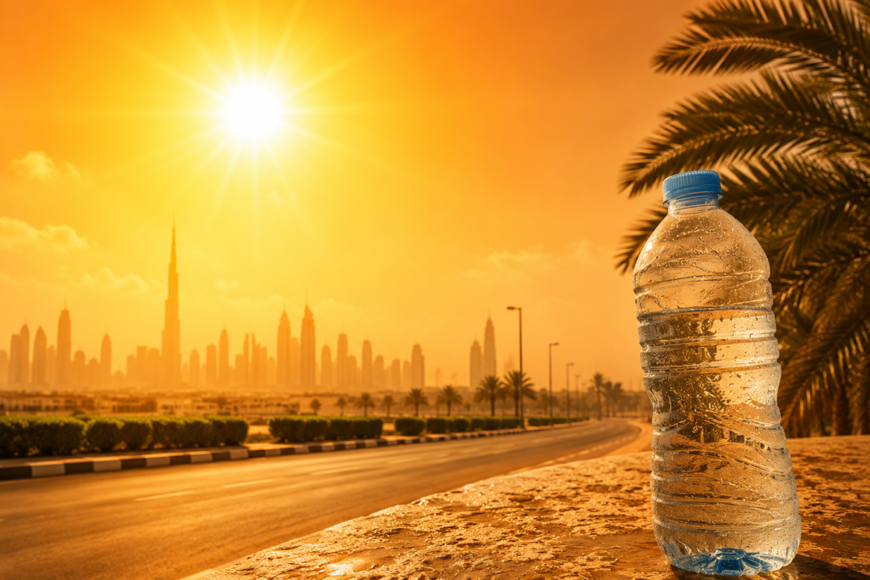 UAE Summer Heat Leaves Many Exhausted Despite Drinking Water
