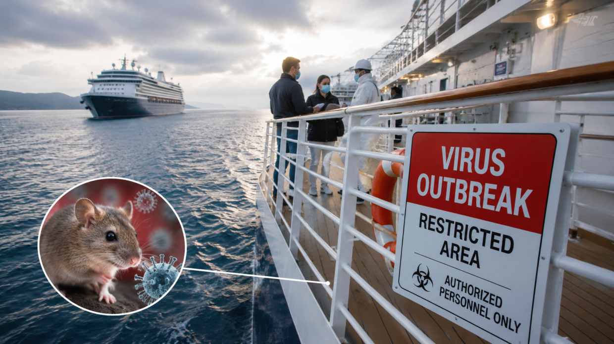 WHO Says Cruise Ship Virus Outbreak Limited, But Hantavirus Fear Raises Global Concern