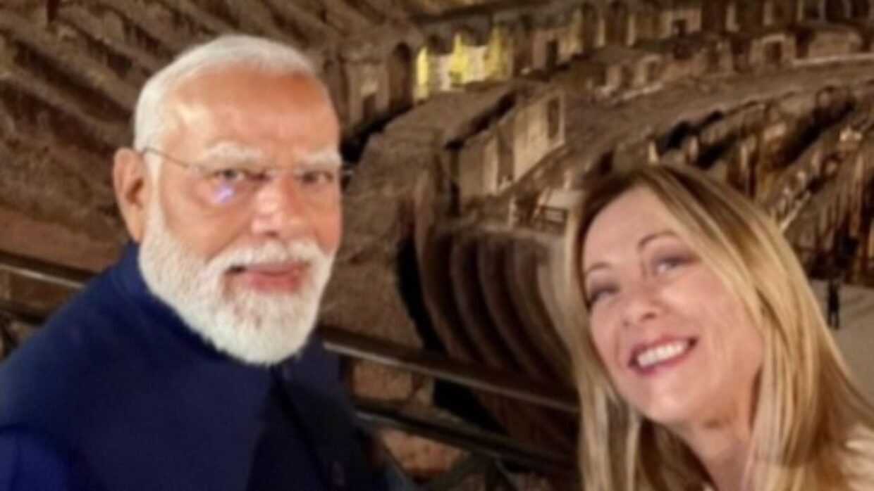 PM Modi Receives Warm Welcome from Italy PM Meloni During Rome Visit