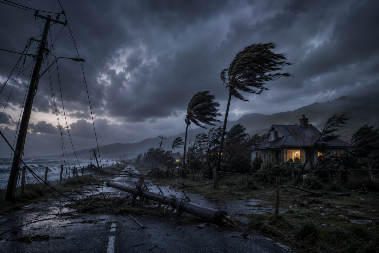 New Zealand Storm Leaves Thousands Without Power
