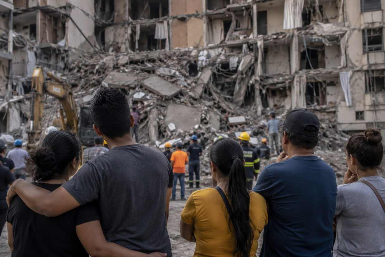 Families Seek Answers on Venezuelan Deportees After Deadly Hotel Collapse