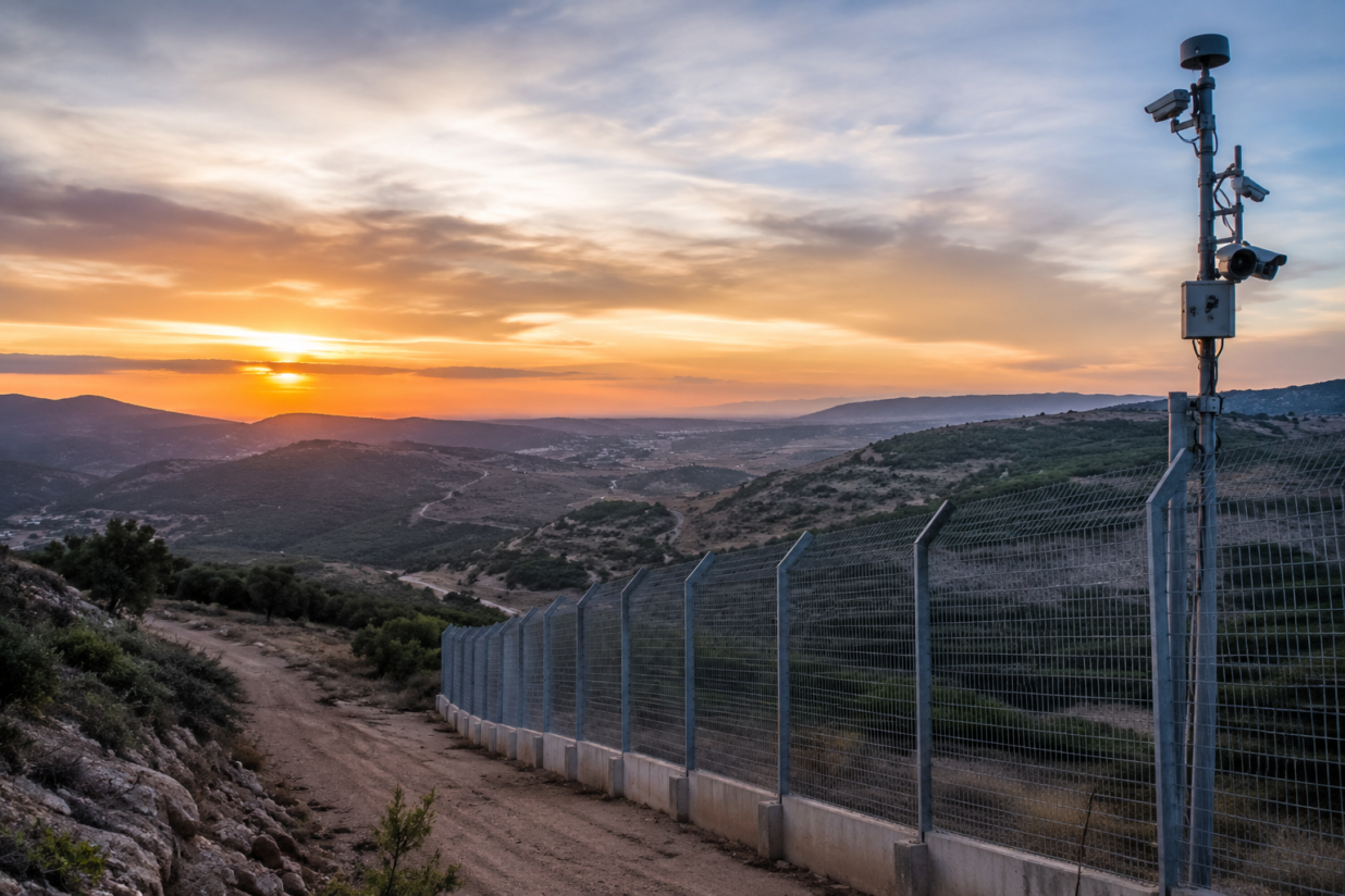 Israel Lebanon Border Security Forces Stop Two Incoming Projectiles