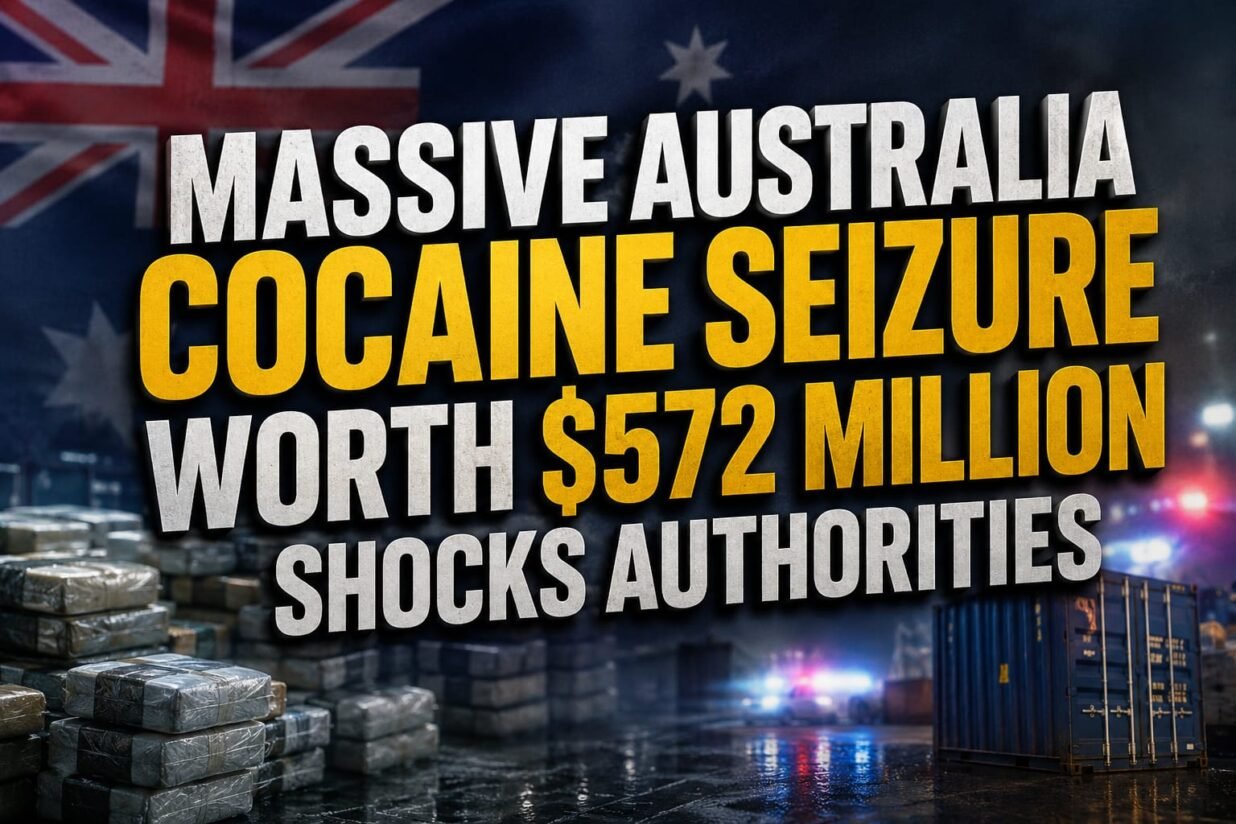 Massive Australia Cocaine Seizure Worth $572 Million Shocks Authorities