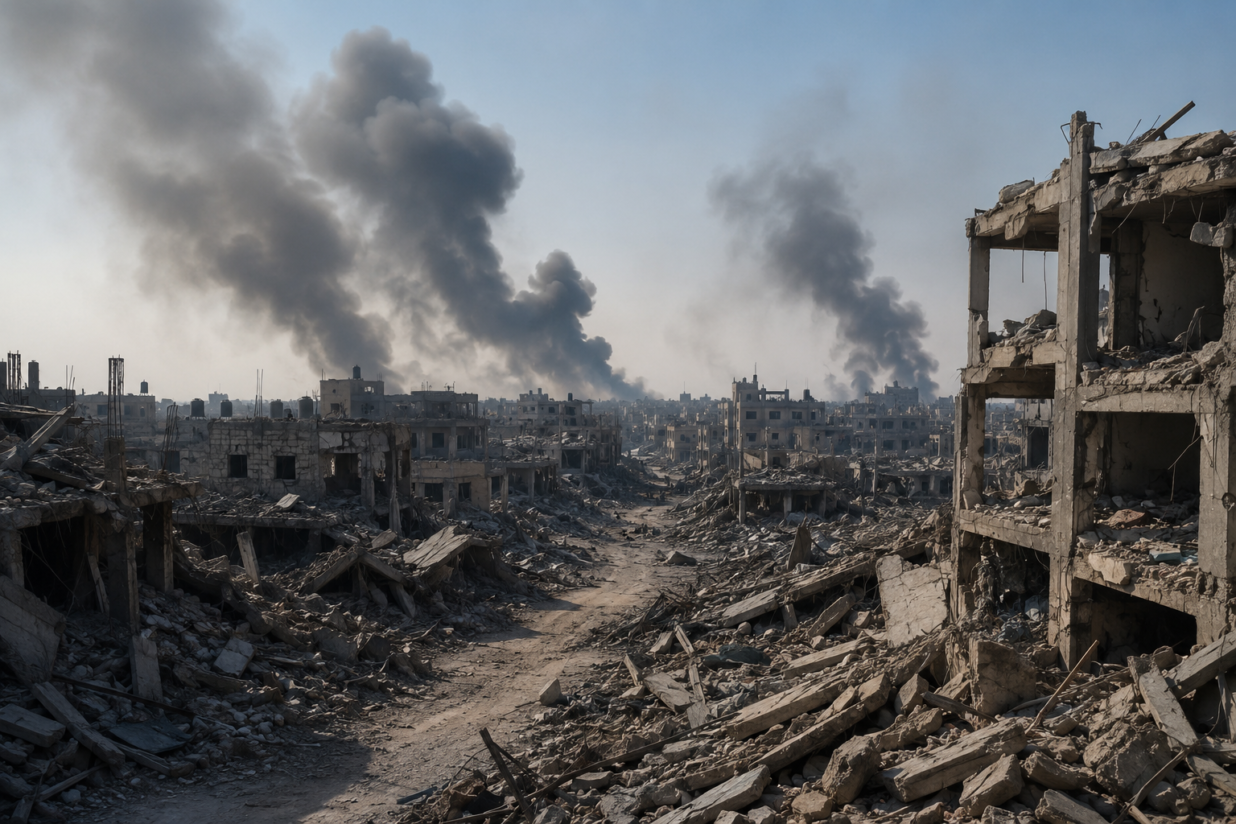 Gaza Ceasefire Under Pressure as Israeli Strikes Kill Six in Gaza