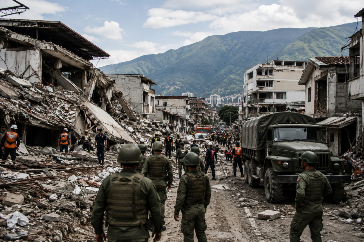 Venezuela Earthquake Response Delayed as Military Faces Coordination Challenges