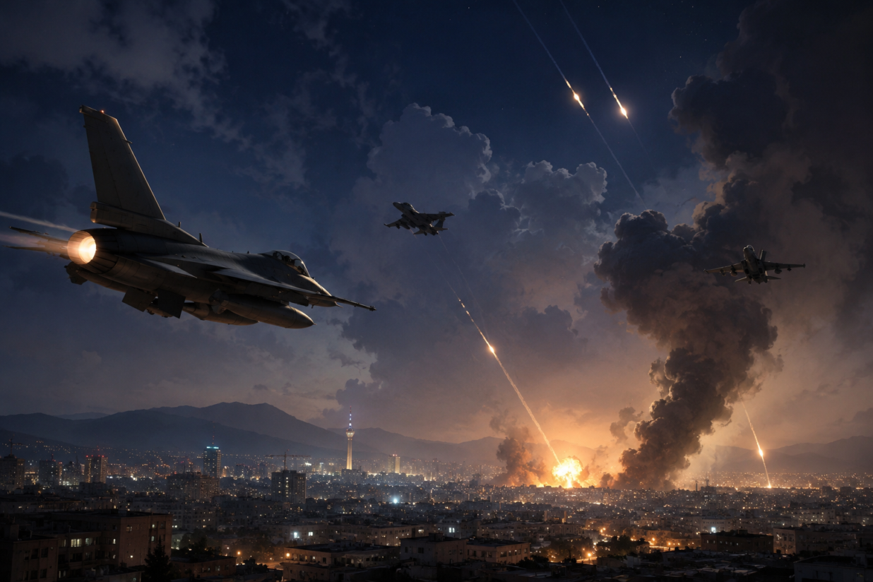 US-Iran Conflict: US Military Conducts Seventh Straight Night of Airstrikes on Iran