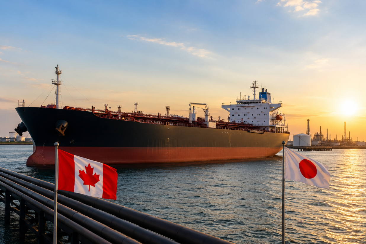 Canadian Oil Exports to Japan Resume After a Year as Iran Conflict Tightens Middle East Supply