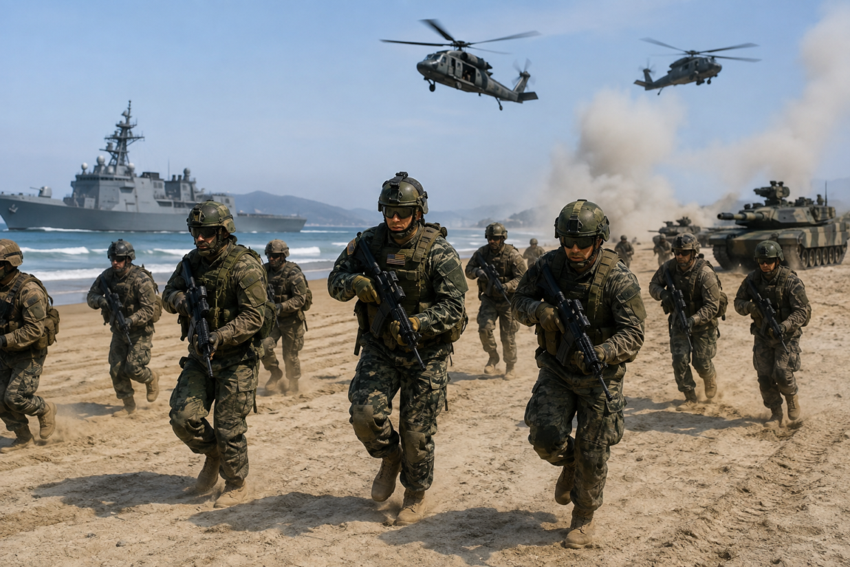 South Korea Military Drills With US Begin Amid Rising North Korea Threats