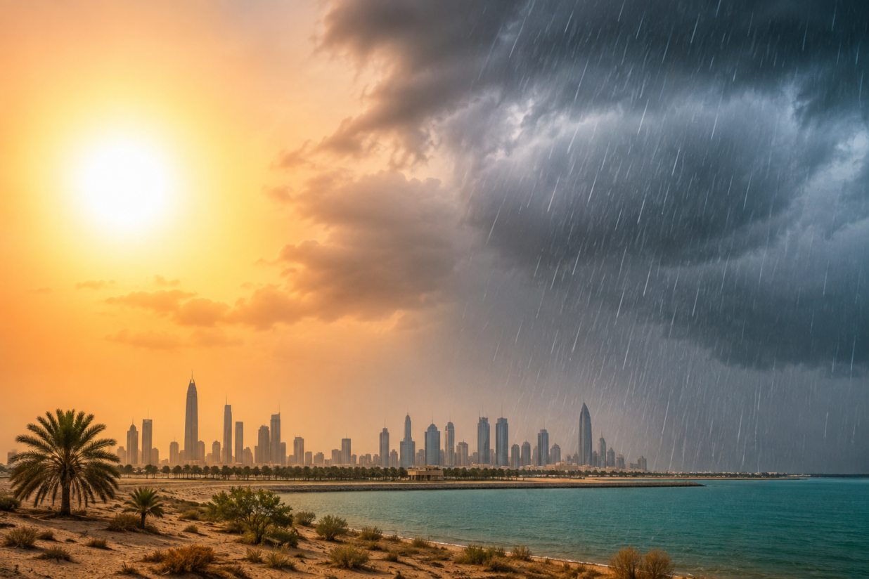 UAE Weather Forecast: Five Days of Rain Possible as Temperatures Reach 49°C