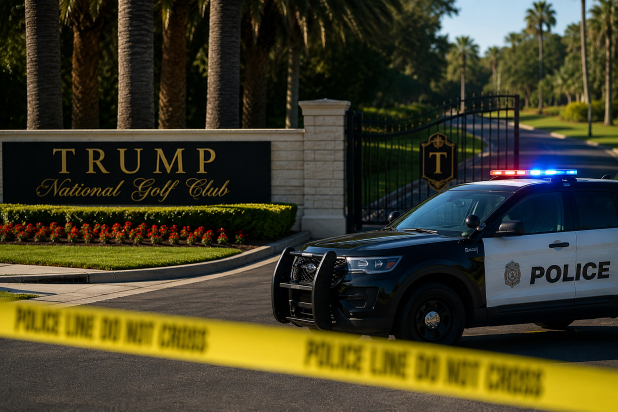 Trump Golf Course Security Incident: Armed Man Arrested Before President’s Visit