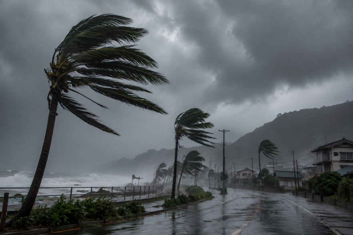 Typhoon Dolphin Forces Evacuations in Southwestern Japan, Over 500 Flights Cancelled