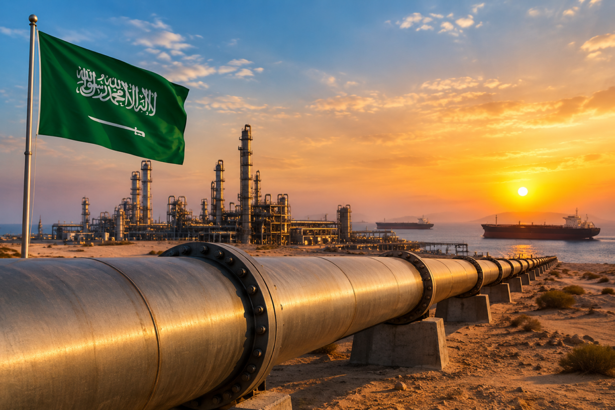Saudi Pipeline Shutdown Could Threaten 4% of Global Oil Supply