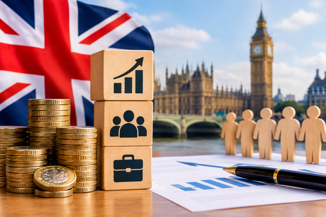 UK Wage Growth Holds Steady as Britain’s Jobs Market Remains Weak