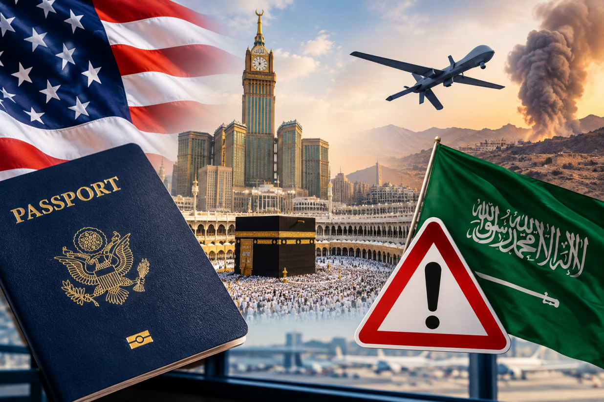 US Saudi Arabia Travel Advisory Updated After Mecca Drone Claim