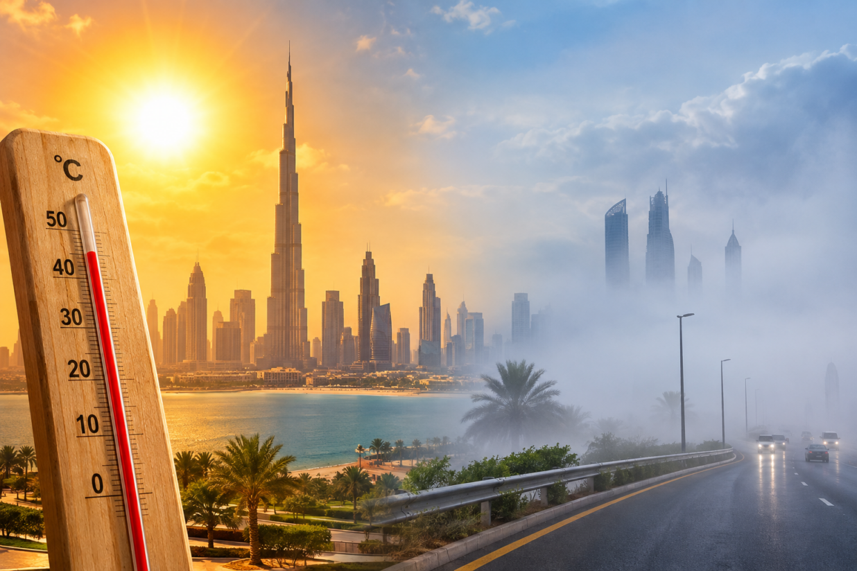 UAE Weather: Temperatures to Reach 44°C as Fog Risk Returns