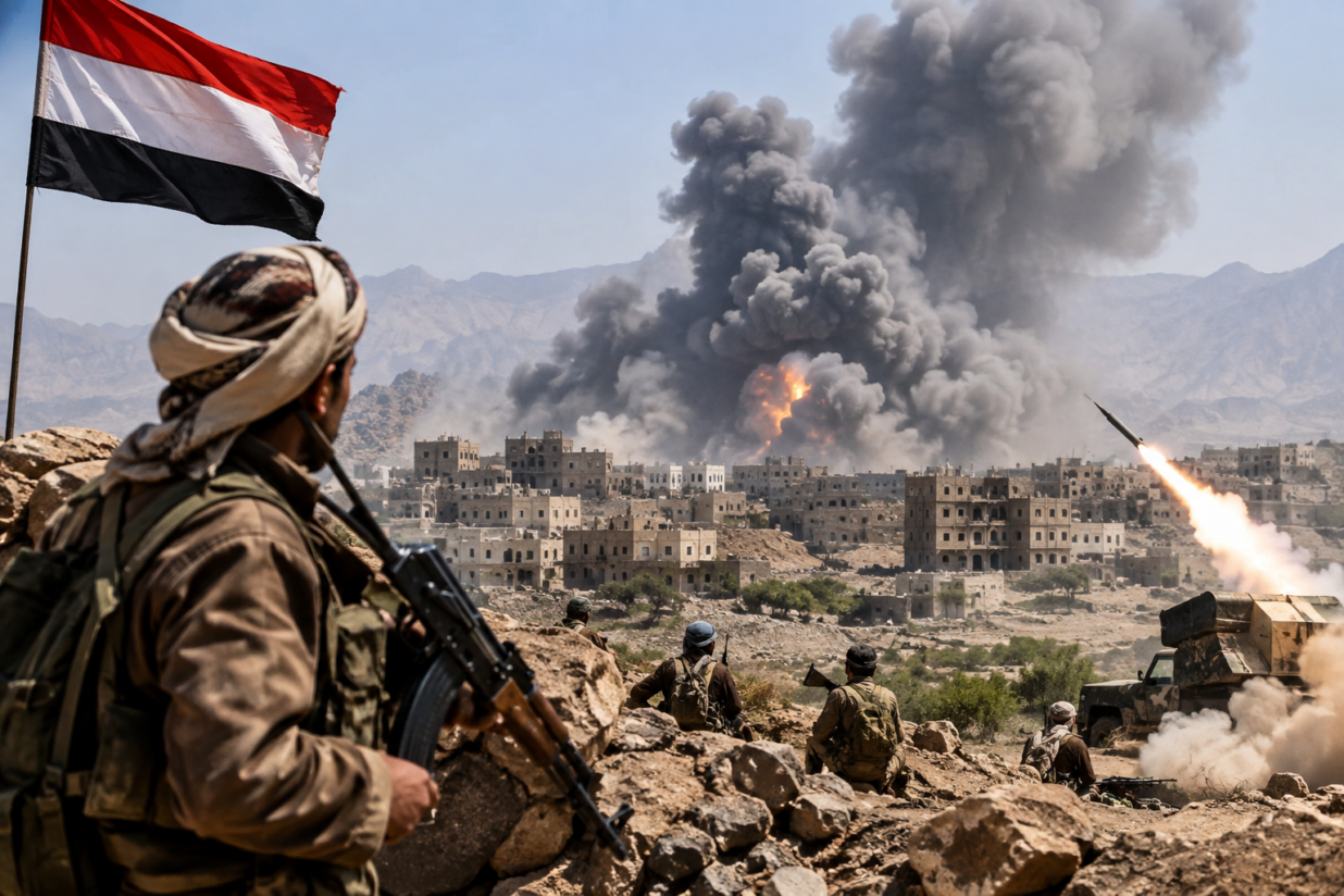 Yemen Fighting Leaves 63 Dead as Houthis Clash With Saudi-Backed Forces