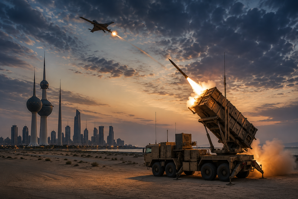 Kuwait Air Defences Intercept Hostile Drones After Iran Threats