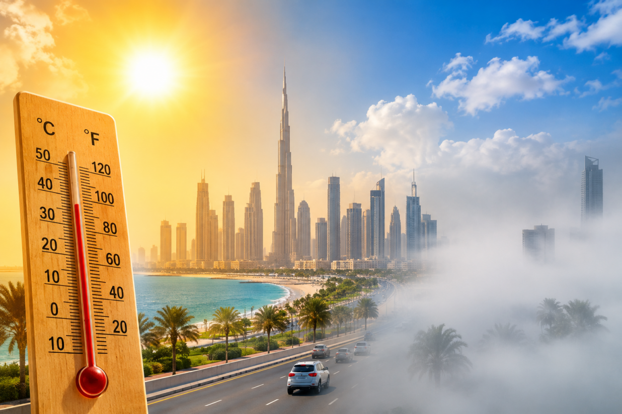 UAE Weather: Temperatures Could Hit 45°C as Fog Risk Returns Overnight