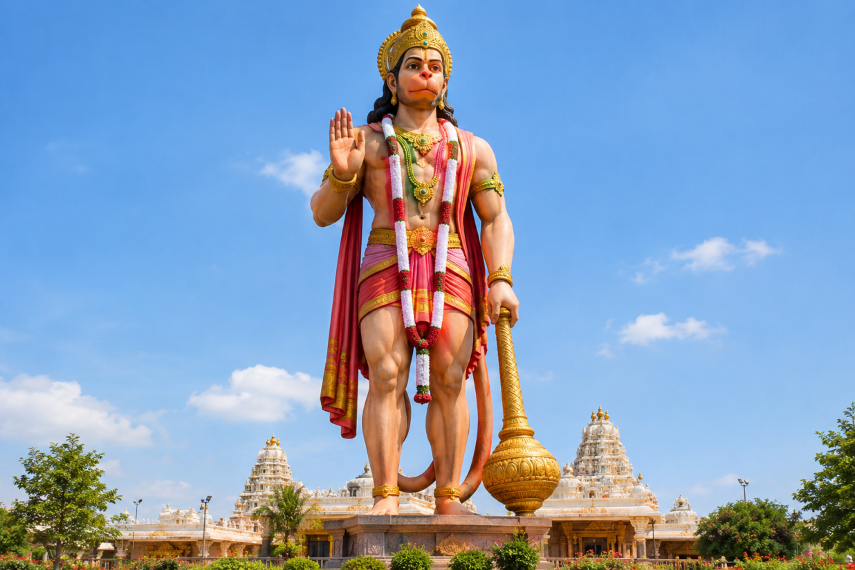 Texas Hanuman Statue Row Grows After YouTuber Calls for Its Removal